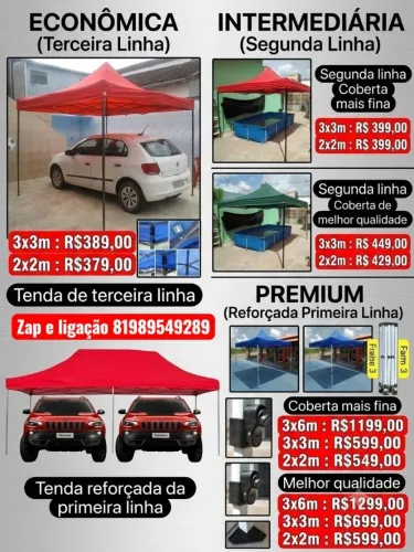 Tenda sanfonada