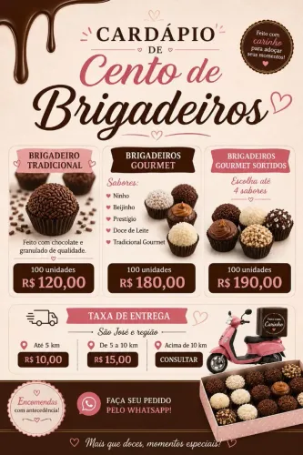 Docinhos, bolo e kit festas. Venham fazer seu orçamento!