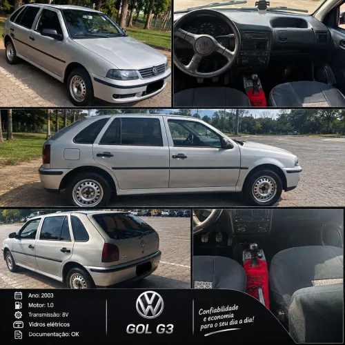 Volkswagen Gol Geração III City 1.0 MI 8V Gasolina Mec. 4P 2004