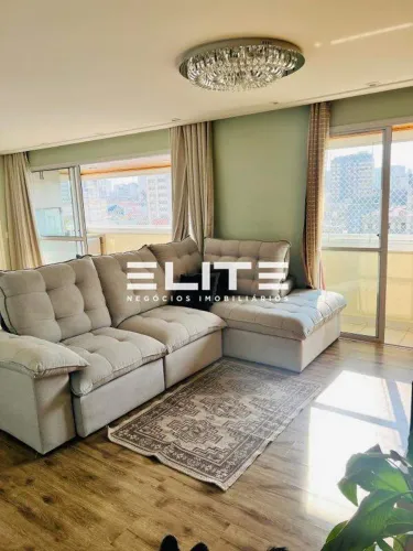 Apartamento com 3 suítes, 2 vagas e 114m²- Centro, Santo André