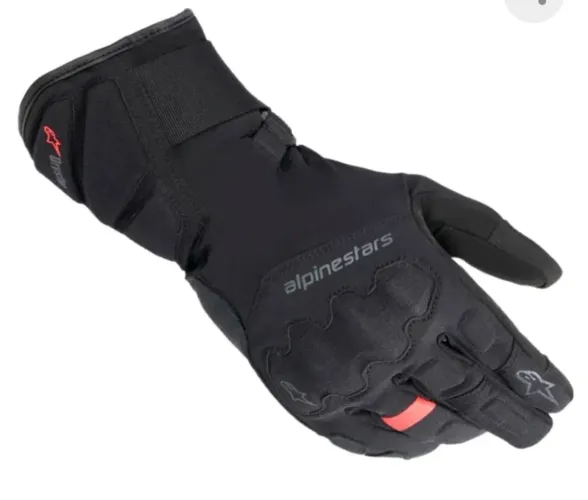 Luva AlpineStar Moto Tourer W7 V2 Impermeável cor Preto Tam L