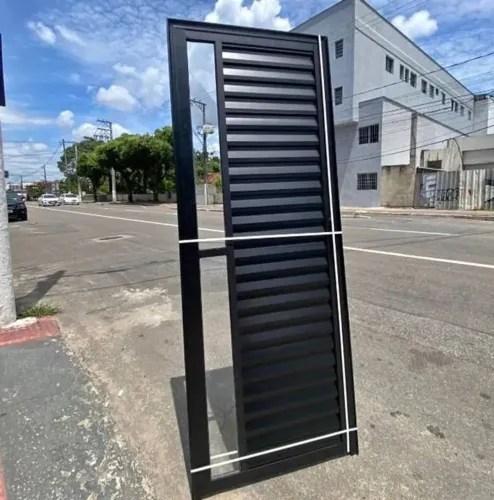 DIRETO DA FÁBRICA!! PORTA PALHETA COM VIDRO LATERAL NO ALUMÍNIO PRETO 