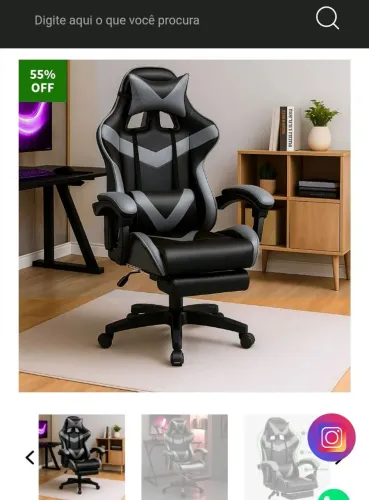 CADEIRA GAMER ( NOVA )