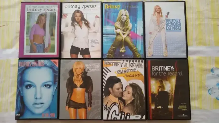 DVD Britney, Aguilera, Kylie, Avril, Pink, Shania, Girls Aloud, Jesse McCartney, Br'oz