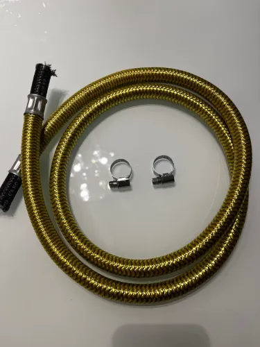 Mangueira de gás de cozinha 1,5m para cooktop, forno ou fogão 