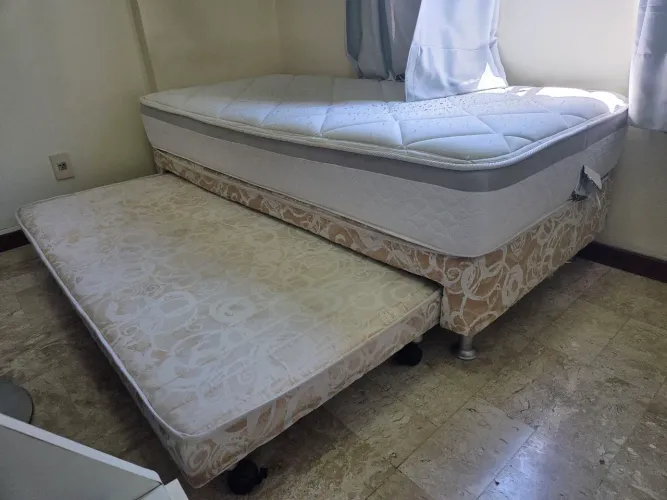 Conjunto cama box (bicama) solteiro