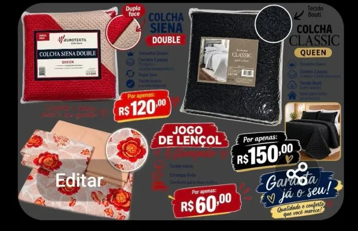 Roupa de cama