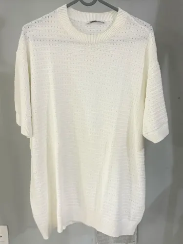 Camiseta Zara Tricô TAM.M