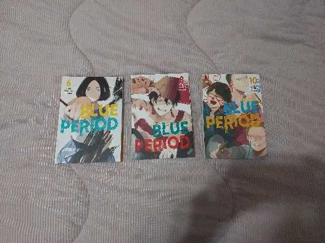 Mangá Blue Period Volumes 6, 8 e 10