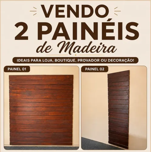 Painel de madeira
