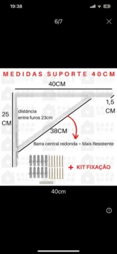 Cantoneira / Mão francesa