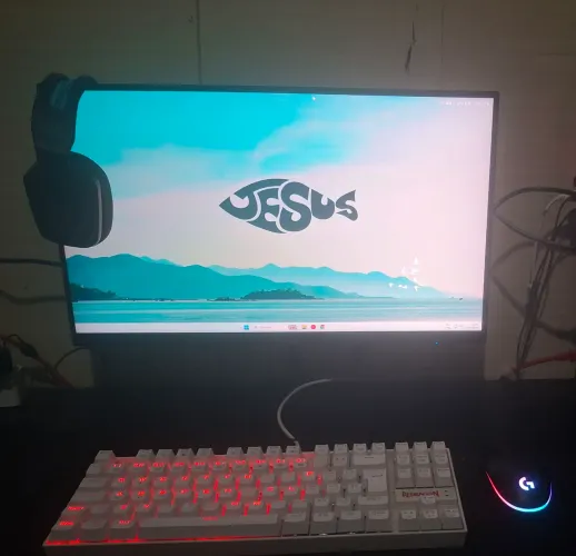 Monitor Gamer + Kit Periféricos Completo