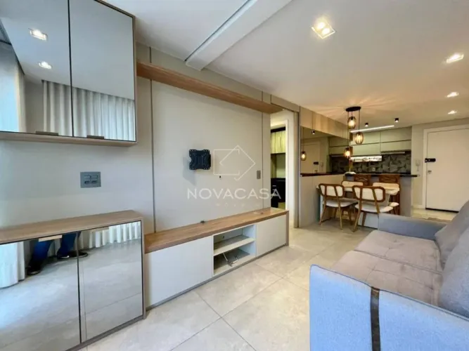 Apartamento com 2 dormitórios para alugar, 57 m² por R$ 4.597,00/mês - Planalto - Belo Hor