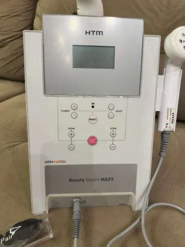 Vapor Ozônio + Fototerapia Led HTM Beauty Steam Maxx