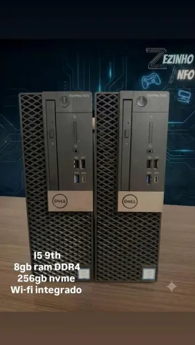 Computador Dell Optiplex 7070 9th 8gb Ram 256gb Nvme Wi-fi integrado