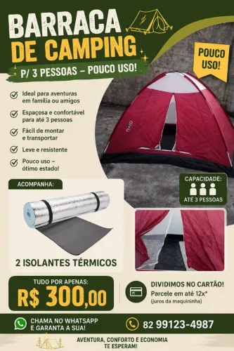 Barraca de camping