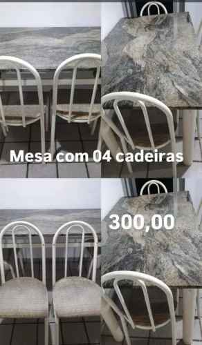 Vendo mesa de mármore bem conservada