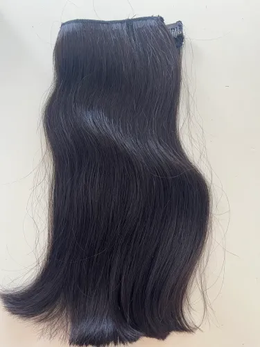 Cabelo brasileiro do Sul, método Tic Tac, 65g, castanho escuro