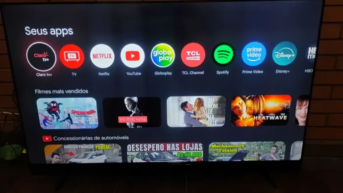 Smartv 55 polegadas 4k com nota fiscal 