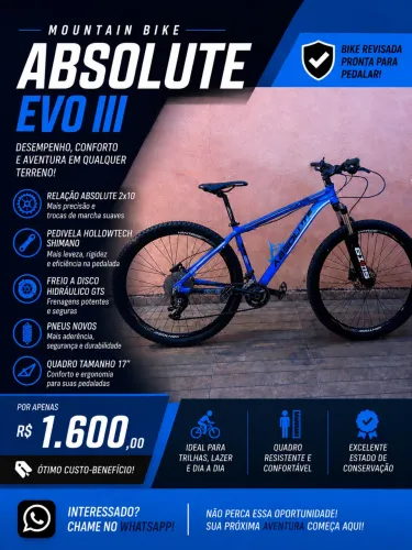 Bike Aro 29 MTB Absolute