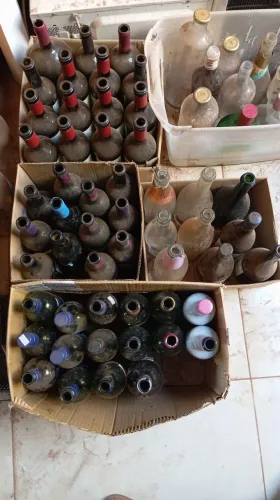 Doação garrafas