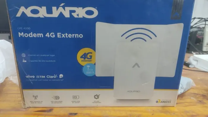 ? Modem/Roteador 4G Aquário CPE-4000 - Novo, Lacrado ?  ? Super oferta - preço imba