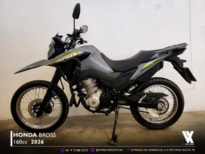 Bros 160 2026 *1.600km* IPVA Pago - Aceito Carro ou Moto Como Entrada