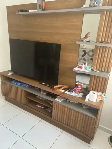 Painel com rack