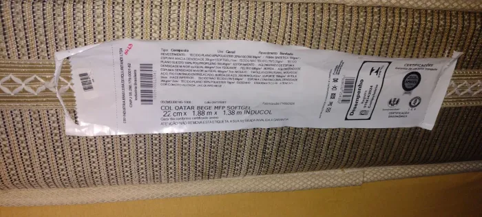 Colchão de casal novo