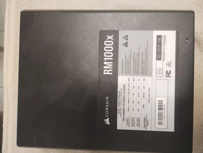 Fonte Corsair RM1000x