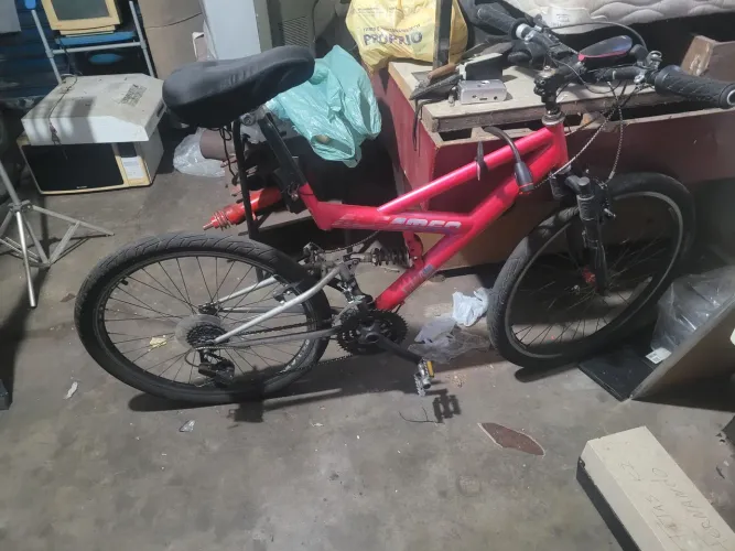 Bicicleta Alfameq 26 suspensão traseira 