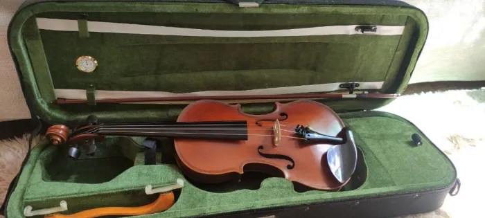 Violino Japonês Antigo Suzuki Stradivarius 4/4 - Ano 1955 - Revisado por Luthier