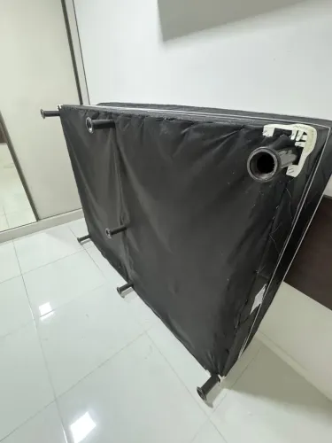 Cama casal box acoplada