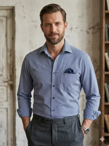 Camisa xadrez masculina
