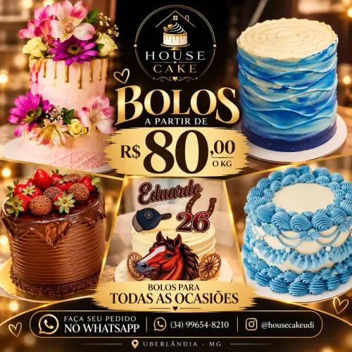 Bolos por encomenda