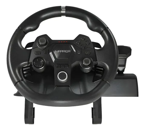 Volante Gamer Artaxes Com Pedal Warrior - Js090 Cor Preto