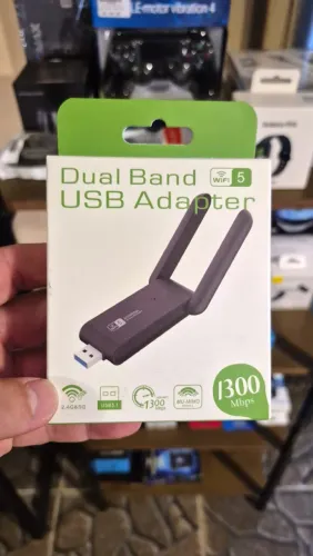 Adaptador wifi 600mbps 2.4ghz e 5ghz, novo, lacrado, com garantia!