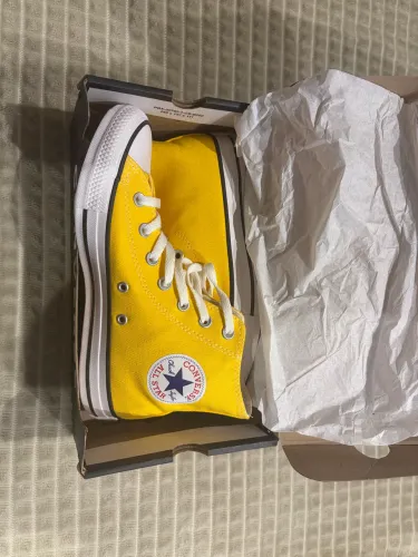 All Star Converse Amarelo Cano Alto/Longo (ainda na caixa)