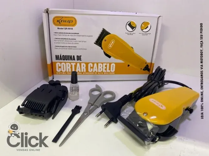 Máquina de cortar cabelo, novas entregamos em toda Cidade