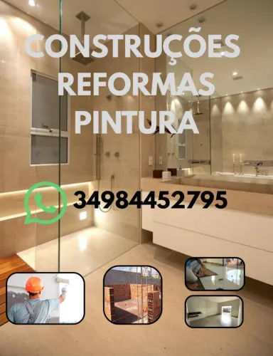 PEDREIRO CONSTRUÇÕES REFORMAS PINTURA
