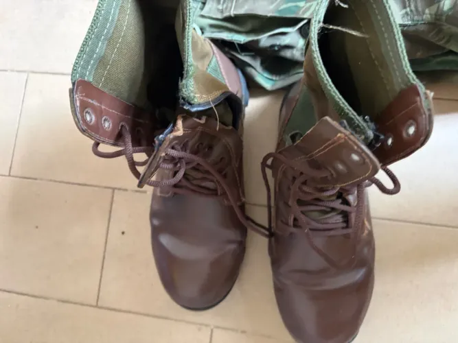 Camuflado e boot
