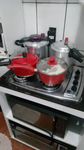 Fogão cook top com balcão 