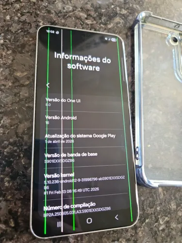 Samsung S22 Branco Usado Com Linhas na Tela