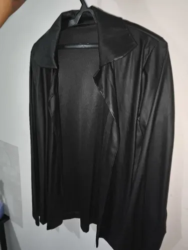 Casaco coro fake preto