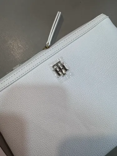 Bolsa de Mão Wristlet Tommy Hilfiger Feminina Branca Original Nova