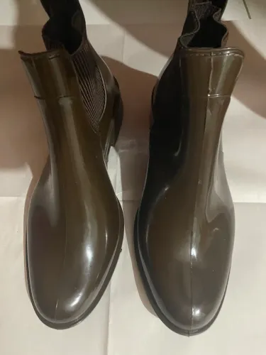 Bota galocha marrom 37