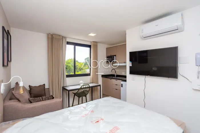 Studio mobiliado para alugar a 2 quadras da PUCPR, no Prado Velho 18 m² | Ref 434