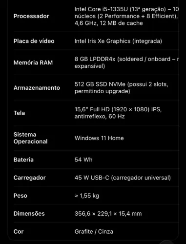 NOTEBOOK SAMSUNG BOOK 4