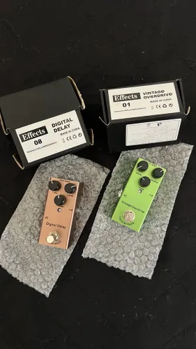 Pedal Overdrive pedal Delay para guitarra