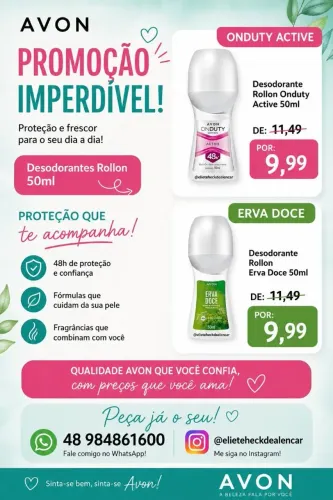 Promoções avon 